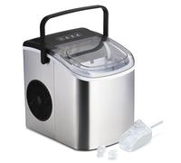 HealSmart Machine à glaçons pour comptoir, 9 glaçons prêts en 6 minutes, glace de 11,8 kg/24 heures, avec fonction autonettoyante, cuillère à glace et panier, pour la maison, la cuisine, le camping,