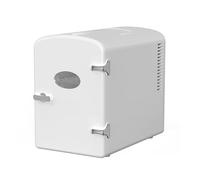 HealSmart Mini réfrigérateur avec fenêtre d'observation 6 L/9 canettes pour soins de la peau, petit réfrigérateur 100 % sans fréon, refroidisseur et chauffage compact pour chambre, bureau, dortoir