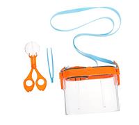 HEALSOPTHY 1 Ensemble Coffret Exploration pour Boîte Loupe à Insectes Filet et Pince pour Curiosité et Observation Plein Air