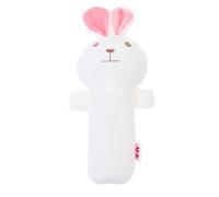 HEALSOPTHY 1 Pièce faire sonner la cloche en peluche agréable pour bébé jolie peluche de hochet de main de bébé hochet bébé tissu de velours de cristal rouge