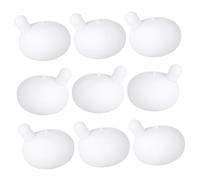 HEALSOPTHY 10 Pièces Accessoire de Remplacement Balle Silicone Blanche pour Presser Bulles Insert Bulle Élastique DIY Antistress Lot