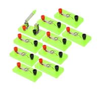HEALSOPTHY 10 pièces Kit de Supports de Lampe Physique pour Expériences Électriques Accessoires Pédagogiques et Portable pour et Collège