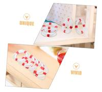 HEALSOPTHY 10 Pièces Mini Bouées de Natation Décoratives Rouges Modèles de Flotteur Miniatures pour Décoration Maison Méditerranéenne Ornements DIY pour Maison de Poupée et Accessoires Photo