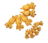 HEALSOPTHY 10 Pièces Pendants Année Du Cheval Décorations Suspendues Feng Shui Du Nouvel An Chinois Charms Animaux Vintage pour DIY et Ornements Festifs