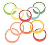 HEALSOPTHY 10 Rouleaux Ruban Adhésif Masking Tape Coloré Arc Ciel Papier Autocollant pour Scrapbooking DIY Décoration Ruban Masquage Aquarelle pour