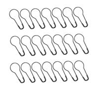 HEALSOPTHY 100 Épingles de Sûreté en Métal Forme Gourde 215 X 07 MM Noir Lot de 100 Pcs pour Couture Tricot Accessoires Vêtements et Loisirs Créatifs