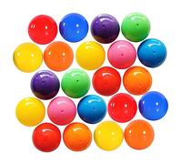 HEALSOPTHY 100 pièces Boules de Loterie Plastique Colorées de Boules de Jeu pour Activités Festives et Tirages Au Sort Accessoires de Bar Fête