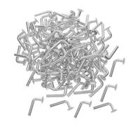 HEALSOPTHY 100 pièces Goupilles de Sécurité Galvanisé pour Rayonnage Résistantes Corrosion Lusure Clip Désengagement pour Projets de Bricolage