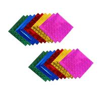 HEALSOPTHY 100 pièces Papier Origami Coloré pour Bricolage Garçon Fille Pliage Facile Atelier Créatif Garçon Fille Décoration DIY Lumineuse