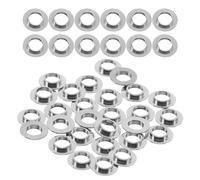 HEALSOPTHY 100 Pièces Rondelles Métal Convexes pour Réparation Lunettes Joints Inoxydables pour Montures Sans Branches et Lunettes de Soleil Kit Accessoires Cadres Eyeglass Repair Parts