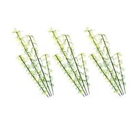 HEALSOPTHY 12 pièces Miniature Bamboo Trees Model Simulation Bamboo Trees for Home Decor and Micro Landscape Creative Mini Gardening Props for Table and Small Gardens