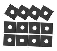 HEALSOPTHY 12 pièces Pochettes Vinyles Noires Papier Kraft Po Étuis de Protection pour Rangement Vinyle Pochettes Extérieures Disques Compatibles avec Lecteurs de Disques