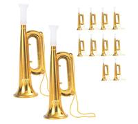 HEALSOPTHY 12pièces Petite Trompette Plastique Intéressante pour Garçon Fille Sûre Et Compacte comme Fourniture pour Garçon Fille