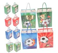 HEALSOPTHY 12pièces Sachets De Fête Football De Thème Sportif Pour Anniversaire à Surprise Garçon Fille Avec Imprimés De Ballons Pour Friandises Et