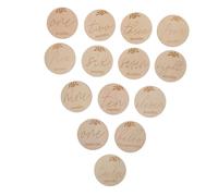 HEALSOPTHY 14 pièces Cartes Étapes pour Garçon Fille Cartes Mensuelles pour Souvenirs de Naissance et Accessoires Photo Milestone