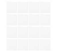 HEALSOPTHY 16 Pièces Lot de 16 Séparateurs D’Albums Vinyles en PVC Blanc 330X317 MM, Organiseur de Classement Onglets, Protection Rayures et Poussière, Outils D’Organisation pour Collections