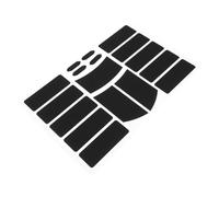 HEALSOPTHY 17 Feuilles Autocollants Adhésifs Ultra-Fins Antidérapants pour Souris Gaming, 17 Feuilles Résistantes à la Transpiration, Grip Précis pour Souris sans Fil et Filaire, Accessoires