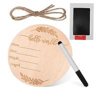 HEALSOPTHY 1Ensemble Cartes de Jalons pour Annonce Tampon Encreur Souvenirs Uniques pour Nouveaux Parents