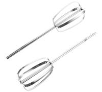 HEALSOPTHY 1paire Main Acier Inoxydable pour Bâtir Mousse et Mélanger Œufs Mélangeurs de Cuisine pour Pâte Sauce et Meringue pour Baking et Préparation Culinaire Réutilisable