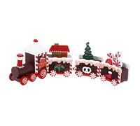 HEALSOPTHY 1pièce Décoration Bois De Train pour Noël Accessoire De Gâteau Anniversaire pour Décor De Bureau Et Événements Festifs