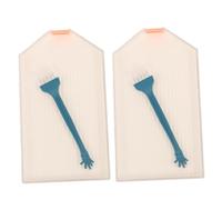 HEALSOPTHY 2 ensembles Plateaux de Rangement pour Outils de Peinture Diamant DIY avec Diviseurs et Pinceaux Plateau à Strass pour Broderie Diamant et Artisanat Organisateur Multifonction