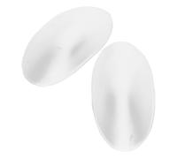 HEALSOPTHY 2 Paires Épaulière antidérapante femme rembourrage silicium pour taille nu Épaulettes amovibles Coussinets d'épaule anti-dérapants rehausseur d'épaule Transparent