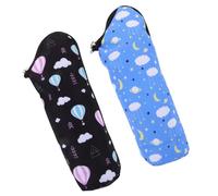 HEALSOPTHY 2 Paquet Isothermes pour Biberons Bébé, Pochette en Polyester Facile à Nettoyer, pour Repas Quotidiens et Sorties en Extérieur, Lot de 2 Pièces