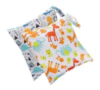 HEALSOPTHY 2 pièces à Couches Étanche avec Fermeture Éclair de Rangement Portable pour Voyage Plage et Piscine Organiseur Multifonction pour Couches et Jouets