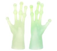HEALSOPTHY 2 Pièces Accessoires de Costume Doigts Verts pour Déguisement Halloween Farceurs Jouets Cosplay Réalistes et Réutilisables pour Fêtes et Carnaval