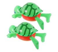 HEALSOPTHY 2 pièces Ballon Tortue Gonflable PVC Décoration de Fête Portable et Accessoire pour et Piscine