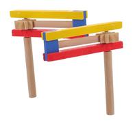 HEALSOPTHY 2 pièces Castagnettes Bois à Manche Long pour Garçon Fille Instrument de Percussion Musical Éducatif avec Rotation Automatique Sensoriel pour Fête et Éveil Musical