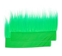 HEALSOPTHY 2 Pièces Chapeaux Saint-patrick en Polyester Vert pour Fête, Décoration Festive Réutilisable Tour de Tête 56cm, Accessoire pour Célébration et Ambiance de Fête