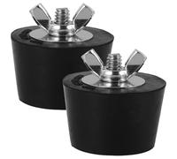 HEALSOPTHY 2 pièces Lot de Bouchons Hivernage pour Piscine PVC Renforcé Bouchons de Remplacement Robustes et Filetés pour Protection le Gel