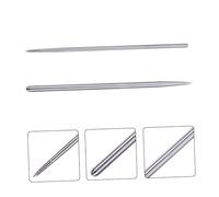 HEALSOPTHY 2 Pièces Outil d'argile souple en acier inoxydable Coupe pâte polymère petit sculpture adultes aiguilles aiguille d'argile