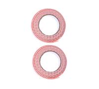 HEALSOPTHY 2 pièces Ruban Adhésif Dentelle Décorative Bande Dentelle Adhésive Double Face Ruban Autocollant pour Bricolage DIY Décoration Scrapbooking Rose
