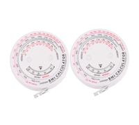 HEALSOPTHY 2 pièces Ruban de Mesure Corporel Bmi Rond Multifonctionnel pour Santé et Tour de Portable et Facile à Utiliser pour Maison et