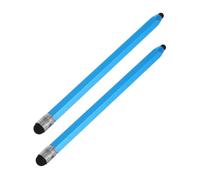 HEALSOPTHY 2 pièces Stylet Tactile Portable avec Embouts Stylo Capacitif Double Tête Ergonomique pour Téléphone et Tablette Accessoire Graphite