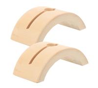 HEALSOPTHY 2 Pièces Support Éventail Pliant Porte Ventail Détachable pour Décoration Intérieure Support Mains pour Éventail Oriental Cadre Exposition pour Maison et Bureau