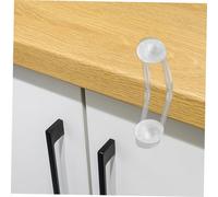 HEALSOPTHY 2 pièces Verrou de Sécurité Flexible Transparent Bloque Porte Garçon Fille pour Tiroirs Réfrigérateur et Placards Installation Facile Protection pour Garçon Fille