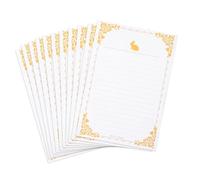 HEALSOPTHY 20 feuilles Papier à Lettres Vintage avec Bordure Fleurie Papier Écriture Épais Blanc pour Lettres et Expression pour et Créativité