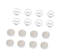 HEALSOPTHY 20 pièces Cache-prises Électriques Garçon Fille Sécurité Protection Chocs et Fuites Électricité Compatible Norme Ue Blanc et Transparent