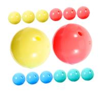 HEALSOPTHY 20 pièces Capsules Vides Rondes Recharges pour Distributeur Automatique Mini Capsules Colorées pour Jouets et Cadeaux Balles Résistantes Décorations Festives DIY Couleurs Vert