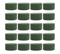 HEALSOPTHY 20 Pièces de Boue de Fleur Ronde 8 Cm pour Compositions de Fleurs Fourniture D’artisanat Floral Absorbante et Haute Densité Accessoire Pratique pour Fraîches et Mariage