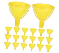 HEALSOPTHY 20 pièces Entonnoirs Plastique Miniatures pour Expériences Scientifiques Garçon Fille Liquide Sûr Réutilisables pour Laboratoire et Remplissage de Bouteilles