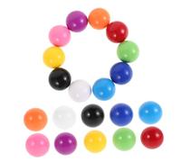 HEALSOPTHY 20 pièces Lot Boules Plastique Colorées Jouets pour Garçon Fille Accessoires de Jeu et Outils Apprentissage Mathématique Balles Solides pour Développement de Compétences et