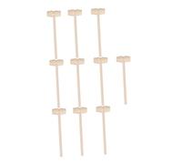 HEALSOPTHY 20 pièces Mini Mallets Bois pour Garçon Fille Jouets Marteaux Bois Résistants et Sécurisés de Mini Maillets Ludiques pour Jeux Déveil Garçons Filles