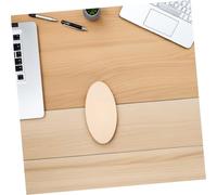 HEALSOPTHY 20 Pièces Oval Wood Slices For Crafts Natural Unfinished Wooden Cutouts Versatile DIY Art Supplies For Painting Creative Learning And Classroom Activities