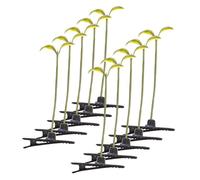 HEALSOPTHY 20 pièces Pinces à Cheveux Fille Légères Pousses de Haricot Vert Accessoires Mignons pour Garçon Fille