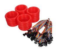 HEALSOPTHY 24 Ensembles Walking Rope For Safety Wristband With Rings Soft And Comfortable Anti-lost Strap For Preschool And Daycare Group Walks