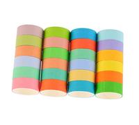 HEALSOPTHY 24 rouleaux Ruban Washi DIY Couleurs Macaron Arc Ciel Ruban Décoratif pour Scrapbooking Cadeau et Décoration